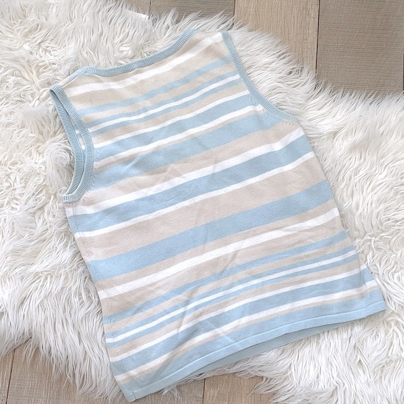 Falls Creek 100% Cotton Striped Top (M) - Picture 8 of 12